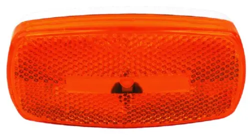 Fultyme Rv 1106 Fultyme Rv Marker/Clearance Light W/ Reflex, Yellow Lens, White Base 2