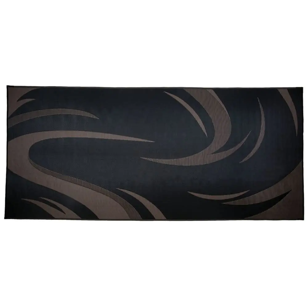 Ming's Mark Sd8181 Reversible Mat, Swish, Black/Brown, 8' X 18' 1