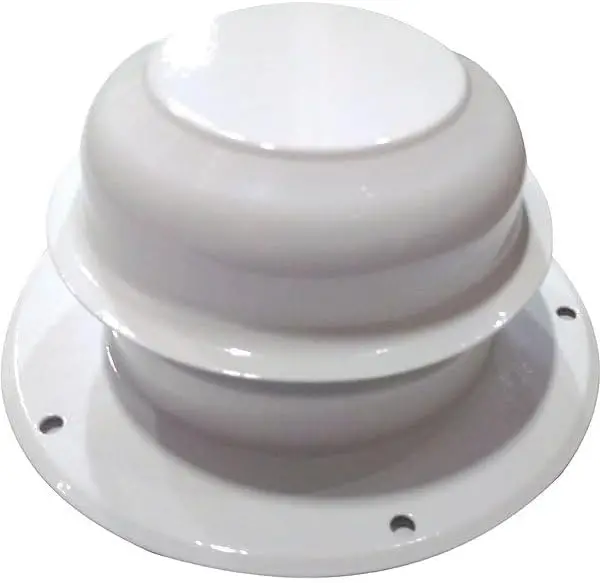 Hengs 10003-C Metal Plumbing Vent, White 1