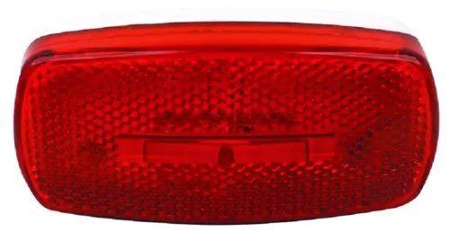 Fultyme Rv 1107 Fultyme Rv Marker/Clearance Light W/ Reflex, Red Lens, White Base 2