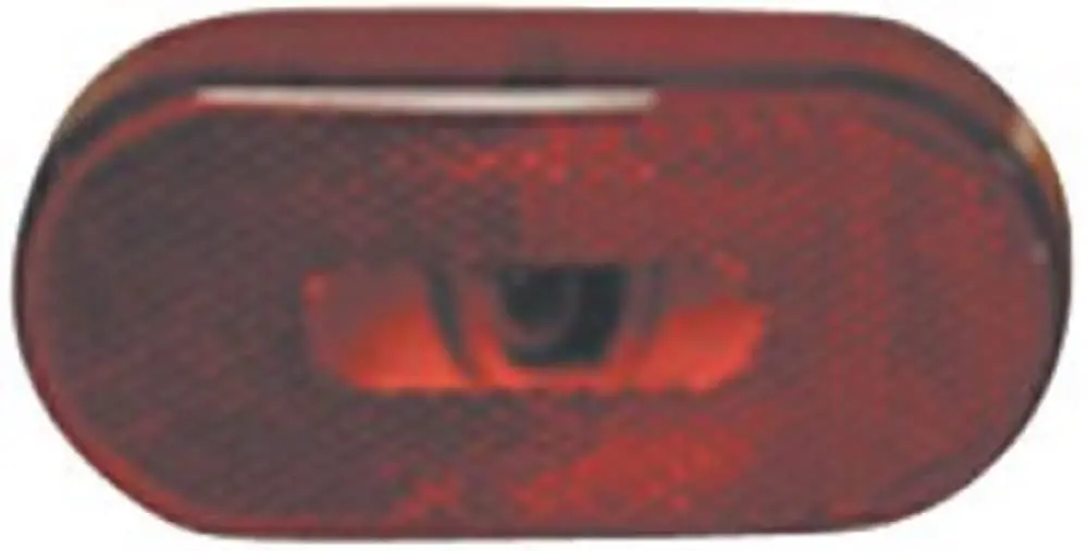 Fasteners Unlimited Cmd-89-121R Red Polycarbonate Lens Size: 4" X 2" X 3/4" 1