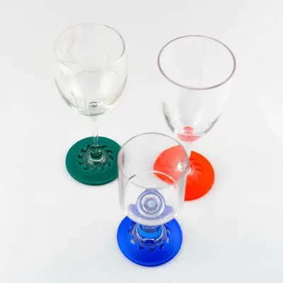 Galleyware 5005 Ring-It Silicone Non-Skid Ring For Stemware-Six Ass't Colors 1