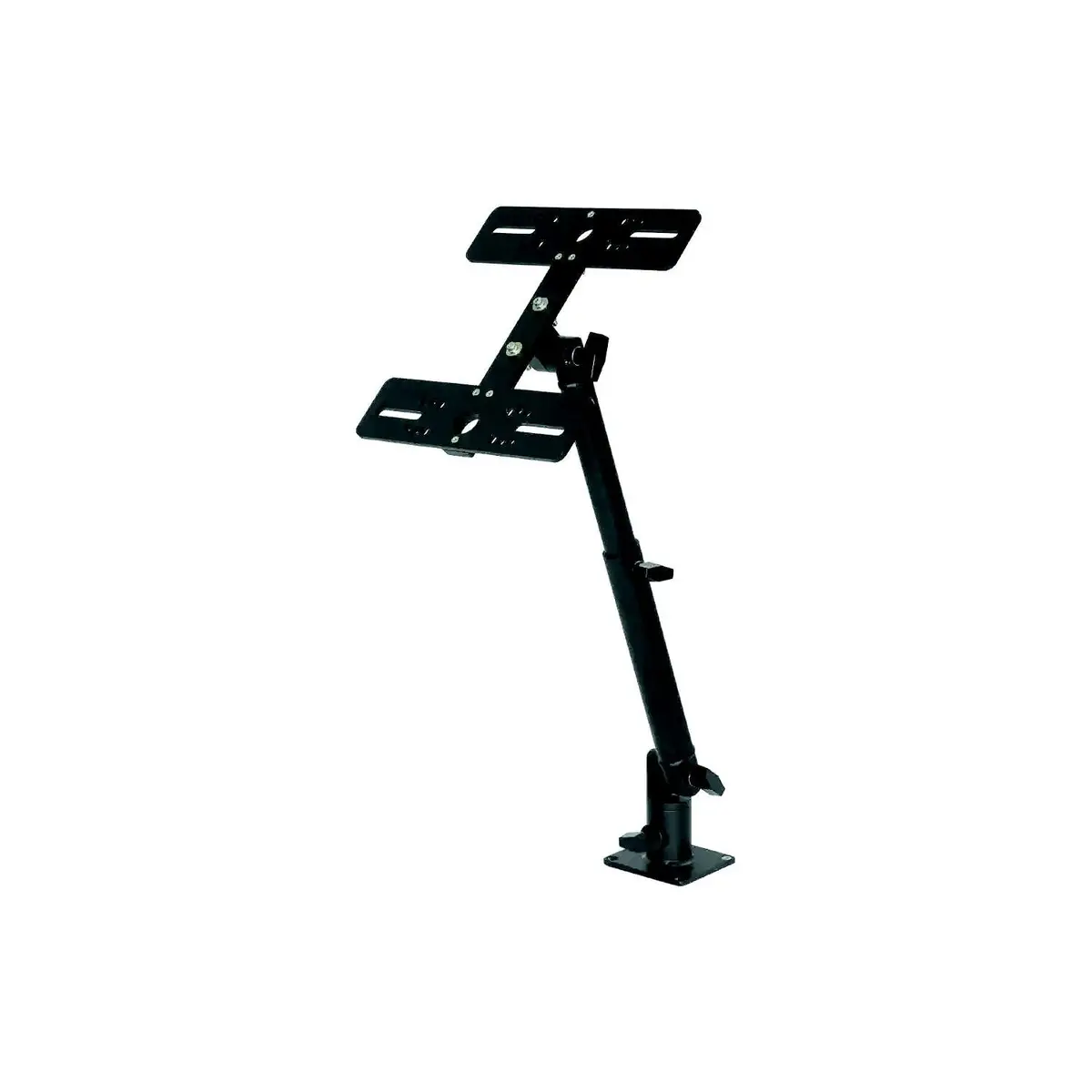 Millennium Outdoors Mm-002-Bl Double Monitor Mount Â€“ Black 1