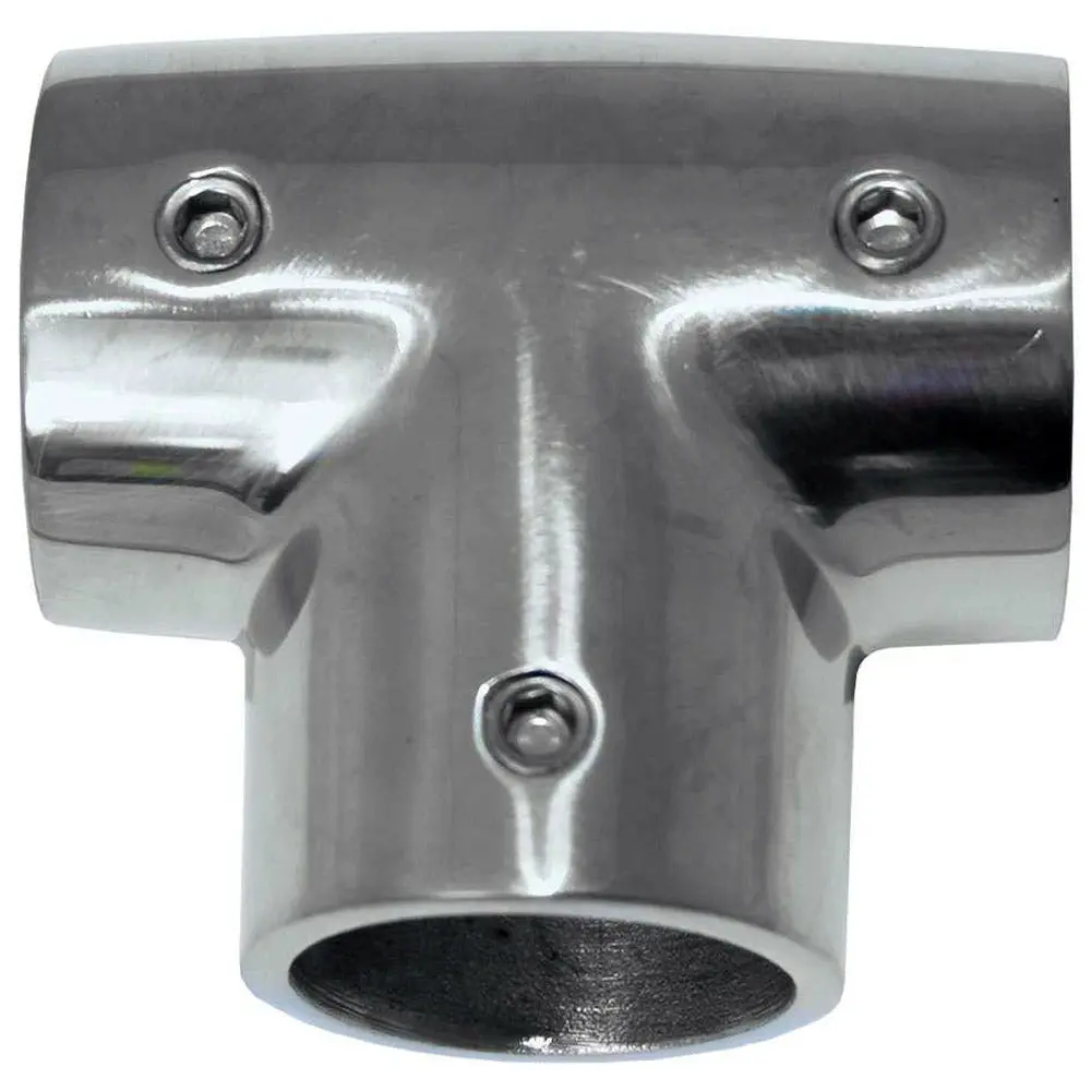 Whitecap 6143C 1" O.D. 90Â° Ss Tee Rail Fitting 1