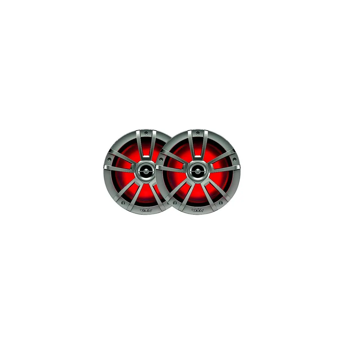 Infinity Inf622mlt Coaxial Marine Speakers, 6-1/2" Titanium, 1 Pr. 1