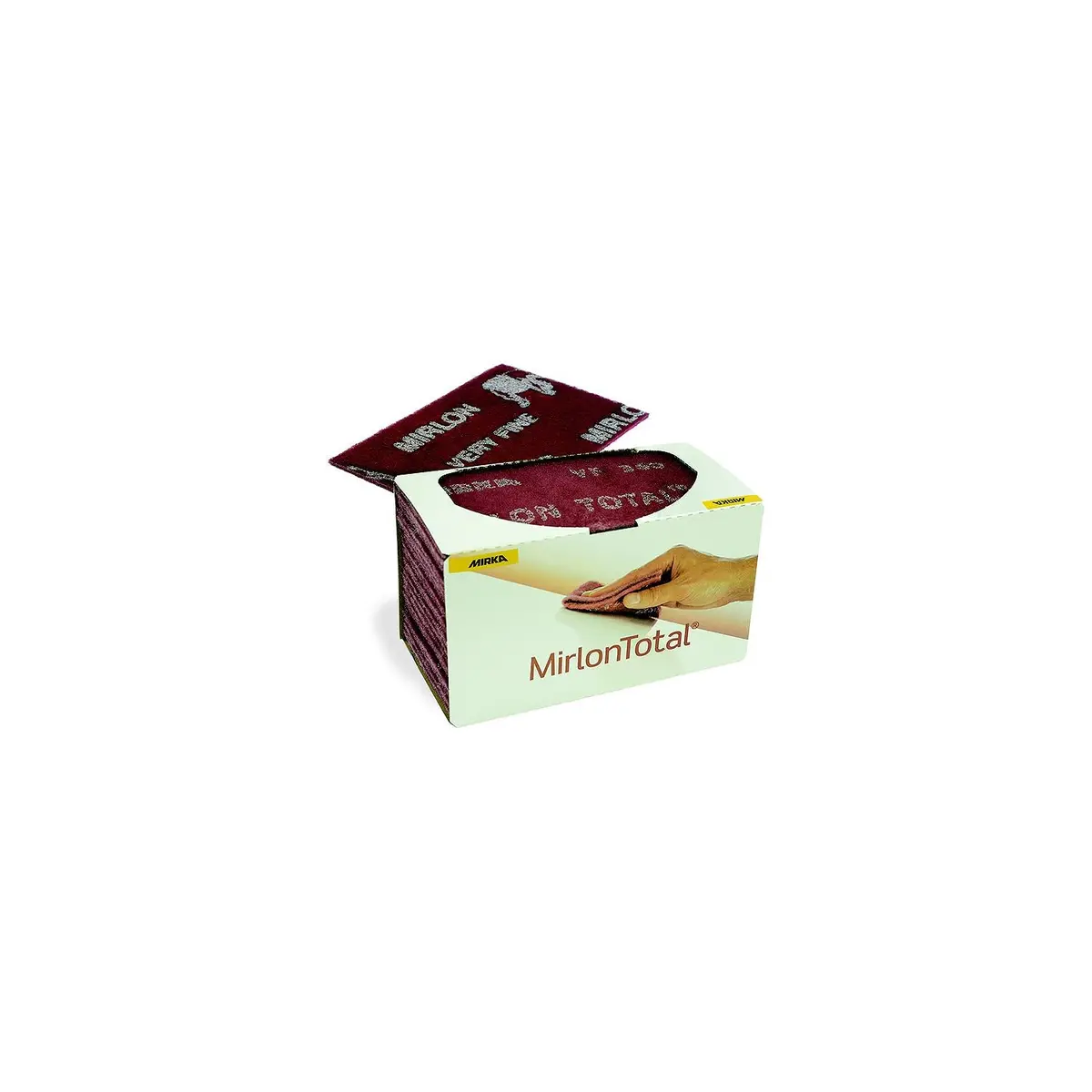 Mirka 18-111-447 Mirlon 6" X 9" Maroon Scuff Pad 1