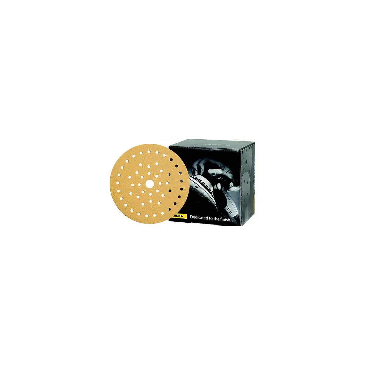 Mirka 23-6Mf-080 Gold Multifit Dust Free Discs, 6", P180, 50/Pk 1