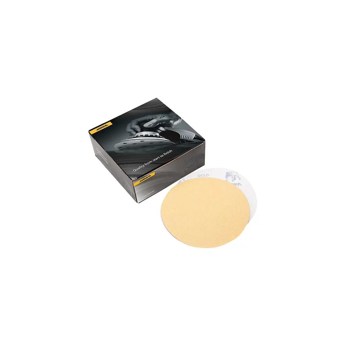 Mirka 23-612-320 Gold 5" Grip Disc, 320G 50/Pk 1