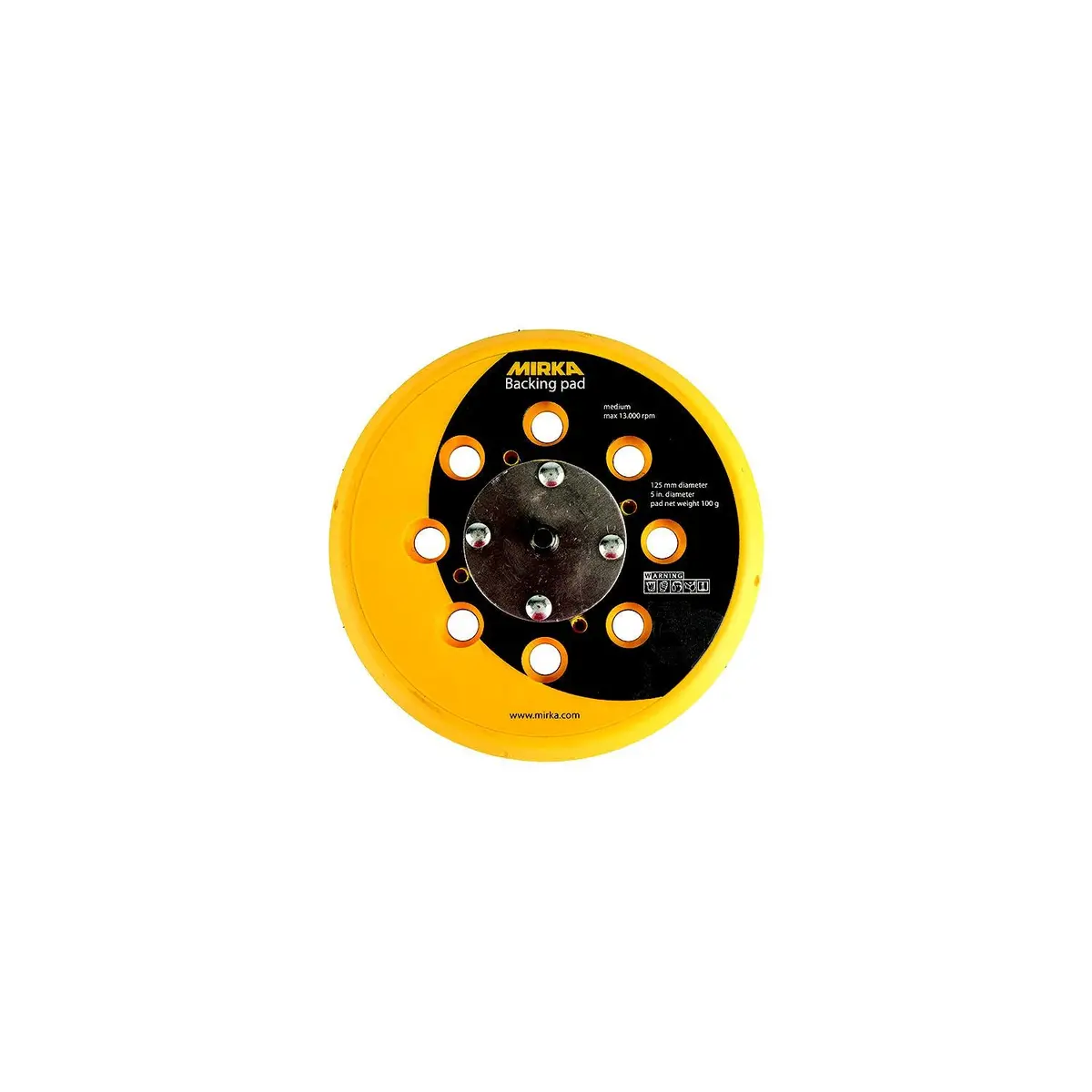 Mirka 915Gv28 5" Grip Faced Abranet Vac Pad 1