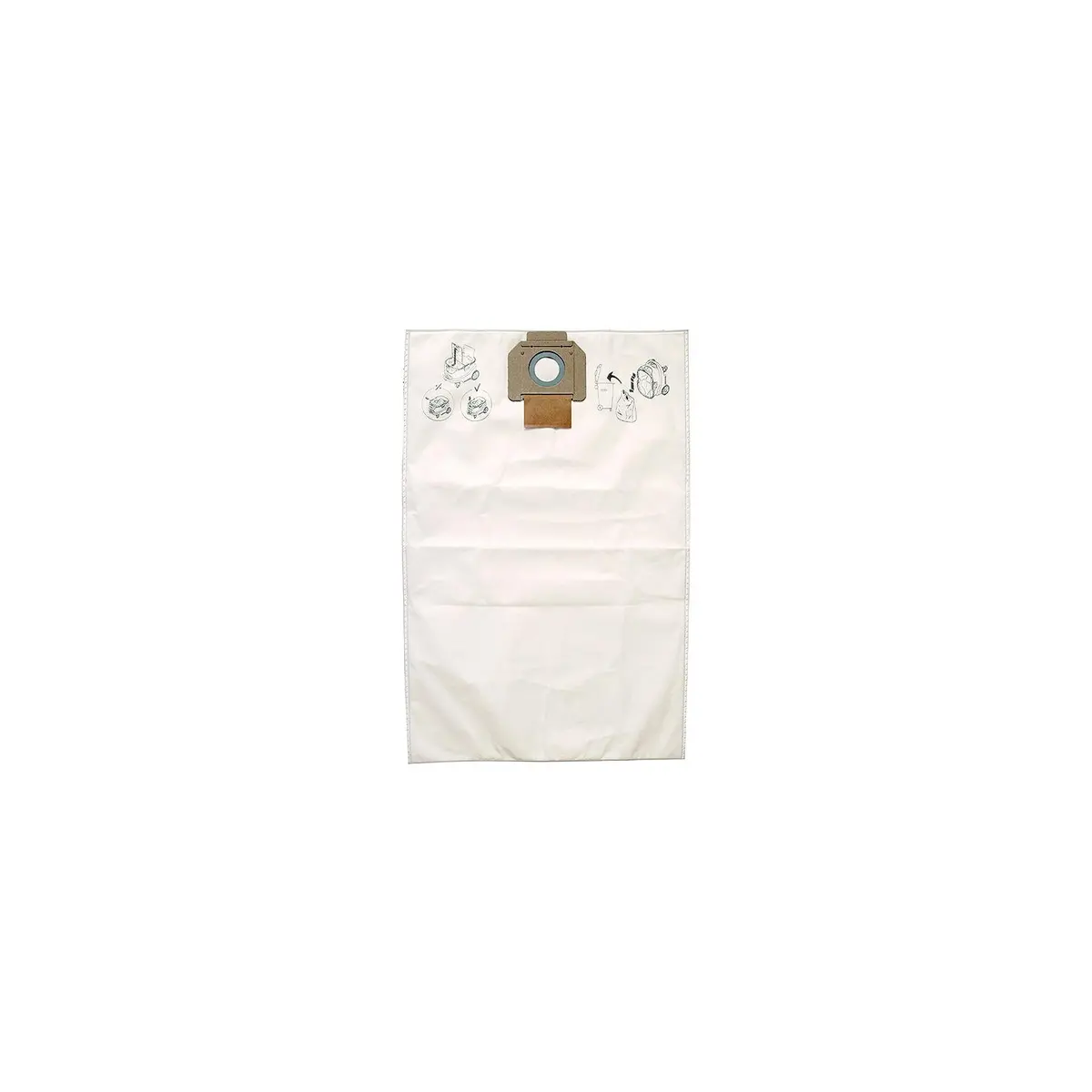 Mirka De-Fdb Fleece Dust Bags, 5/Pk 1