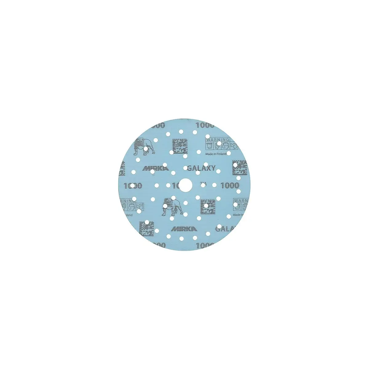 Mirka Fy-3Mf-080 Galaxy Dust Free Multi-Fit Grip Discs, 3", Grade 80, 50/Pk 1