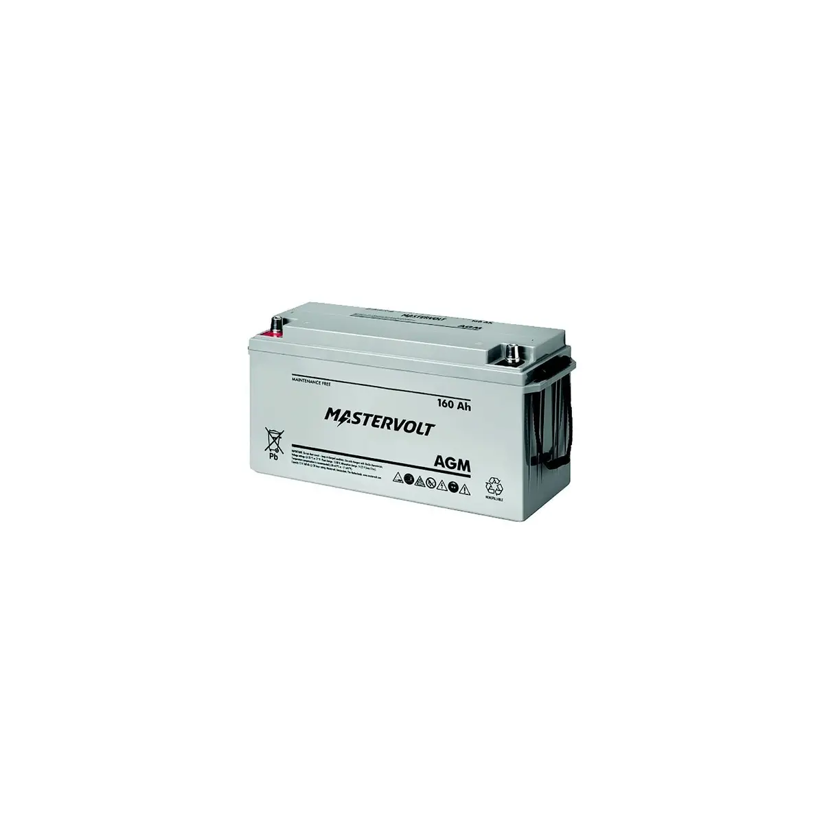 Mastervolt 62001600 12V Agm Battery, Group 4D 1