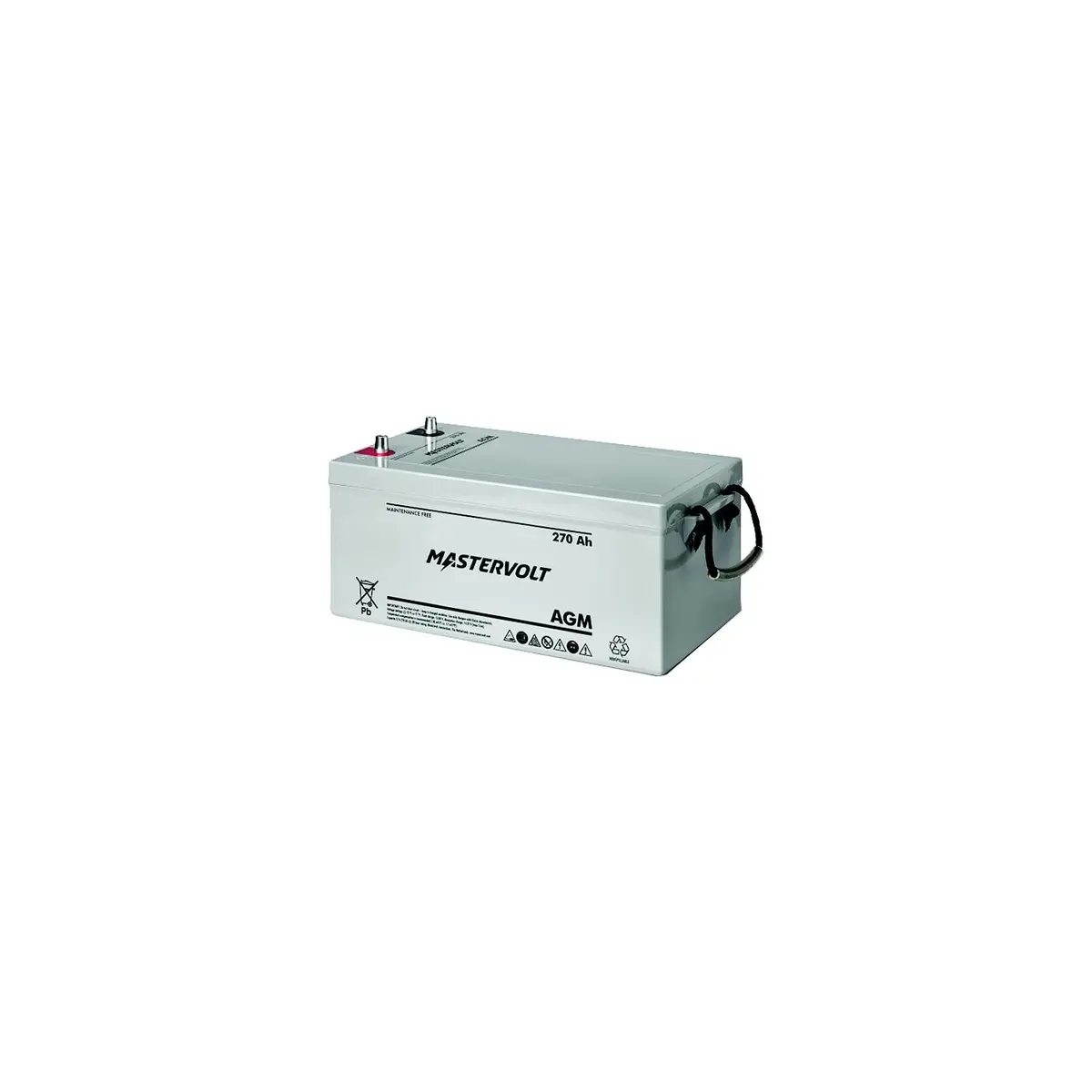Mastervolt 62002700 12V Agm Battery, Group 8D 1