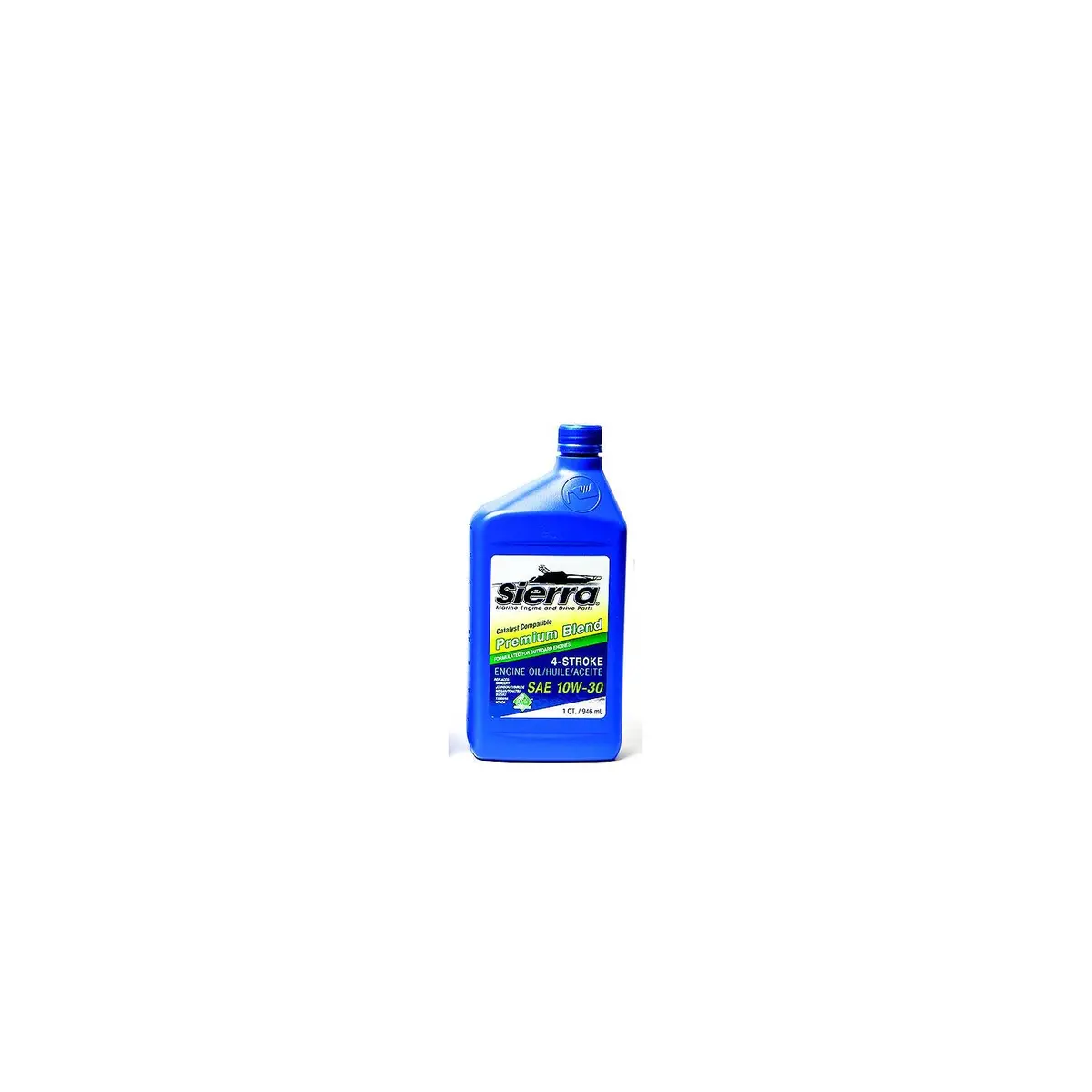Sierra 18-9420Cat-2 4-Stroke Mineral Forumulation Marine Outboard Engine Oil, 10W-30, Qt. 1