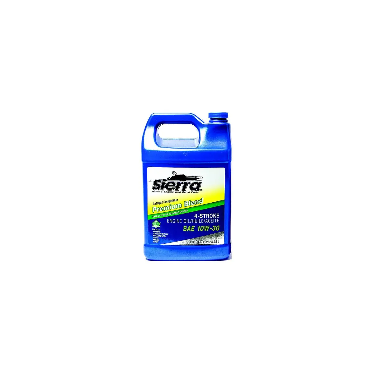 Sierra 18-9420Cat-3 4-Stroke Mineral Forumulation Marine Outboard Engine Oil, 10W-30, Gal 1