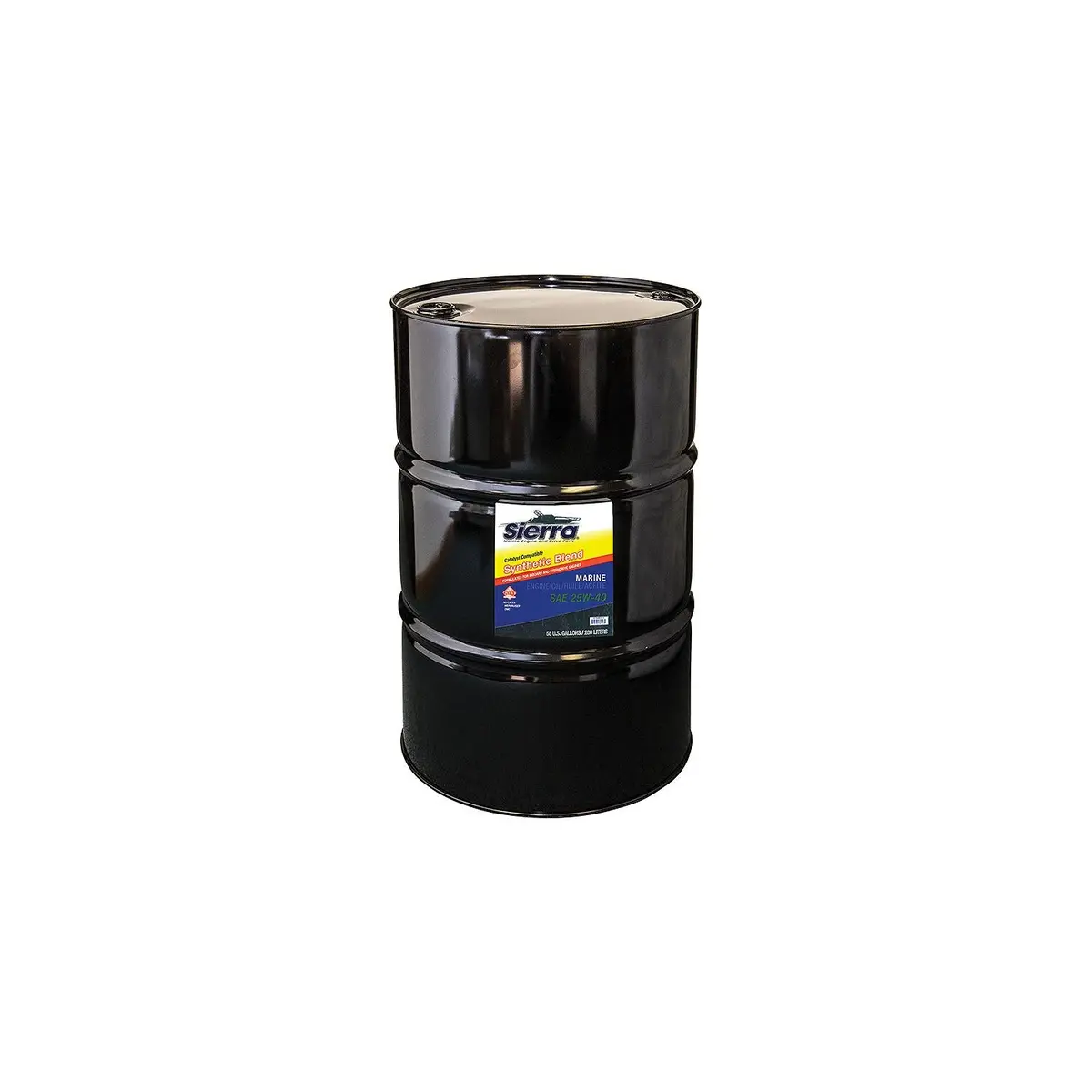 Sierra 9440Cat7 Synthetic Blend 4-Cycle Inboard-Sterndrive Engine Oil, 25W40 Fcw, 55 Gal. Drum 1