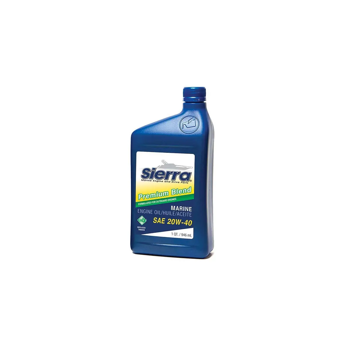 Sierra 18-9450-2 4-Stroke 20W40 Fc-W Mineral Outboard Engine Oil, Qt. 1