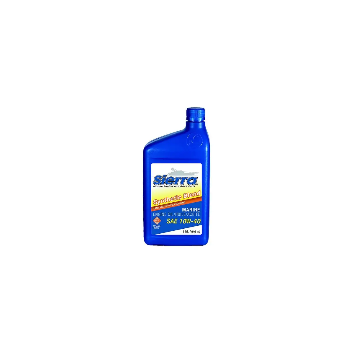 10W40 Fcw 4-Cycle Outboard Synthetic Blend Oil, 16 Gal. Drum 1