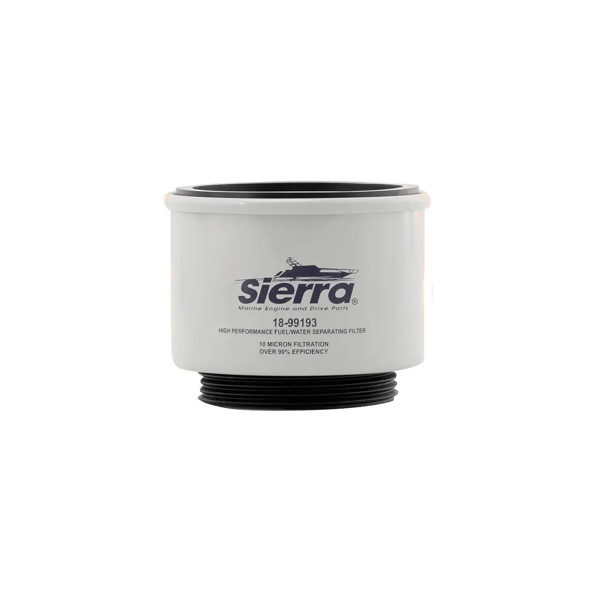 Sierra 18-99193Ul Repalcement Racor Spin-On Fuel Water Separator Filter For, Above Or Below Deck Use, 10 Micron 1