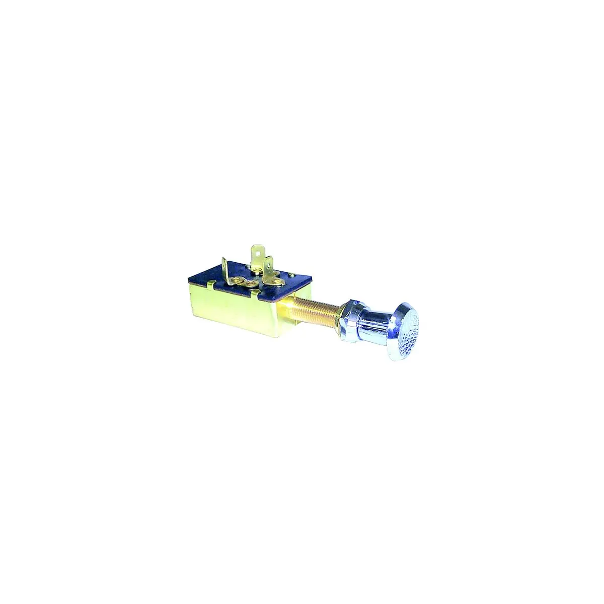 Sierra Mp39590 On/Off/On Spdt 4 Blade Terminal Heavy Duty Push Pull Switch, Chrome & Plastic Knob 2