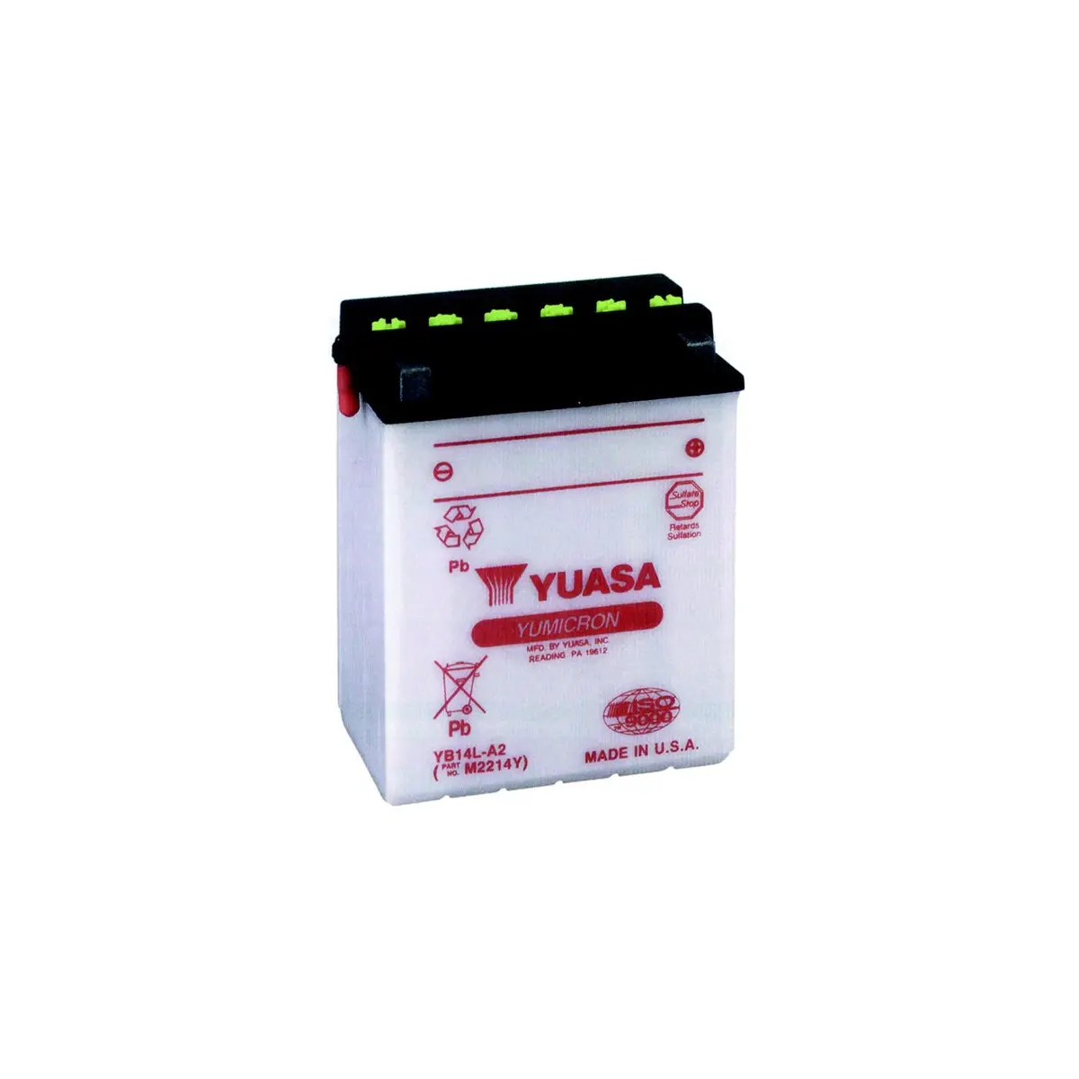 Yuasa Battery Inc. Yuam2214y Yuasa High Performance, Yumicron/Conventional 1