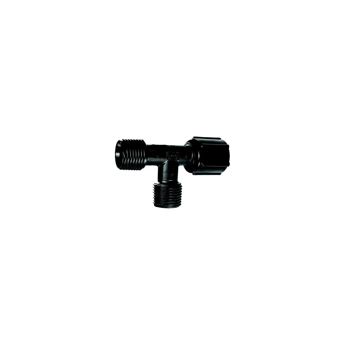 Flair-It 30836 Pexlock Stacking Manifold Tee, 1/2" Mpt To Bsp Swivel To Mpt 1