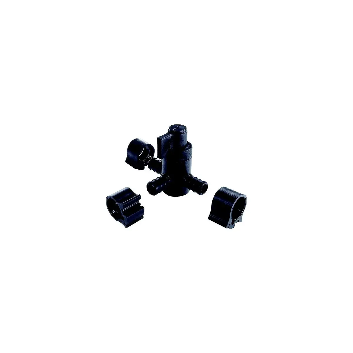Flair-It 30910 Pexlock 3-Way Valve, Pex 1/2" X 1/2" X 1/2" 1