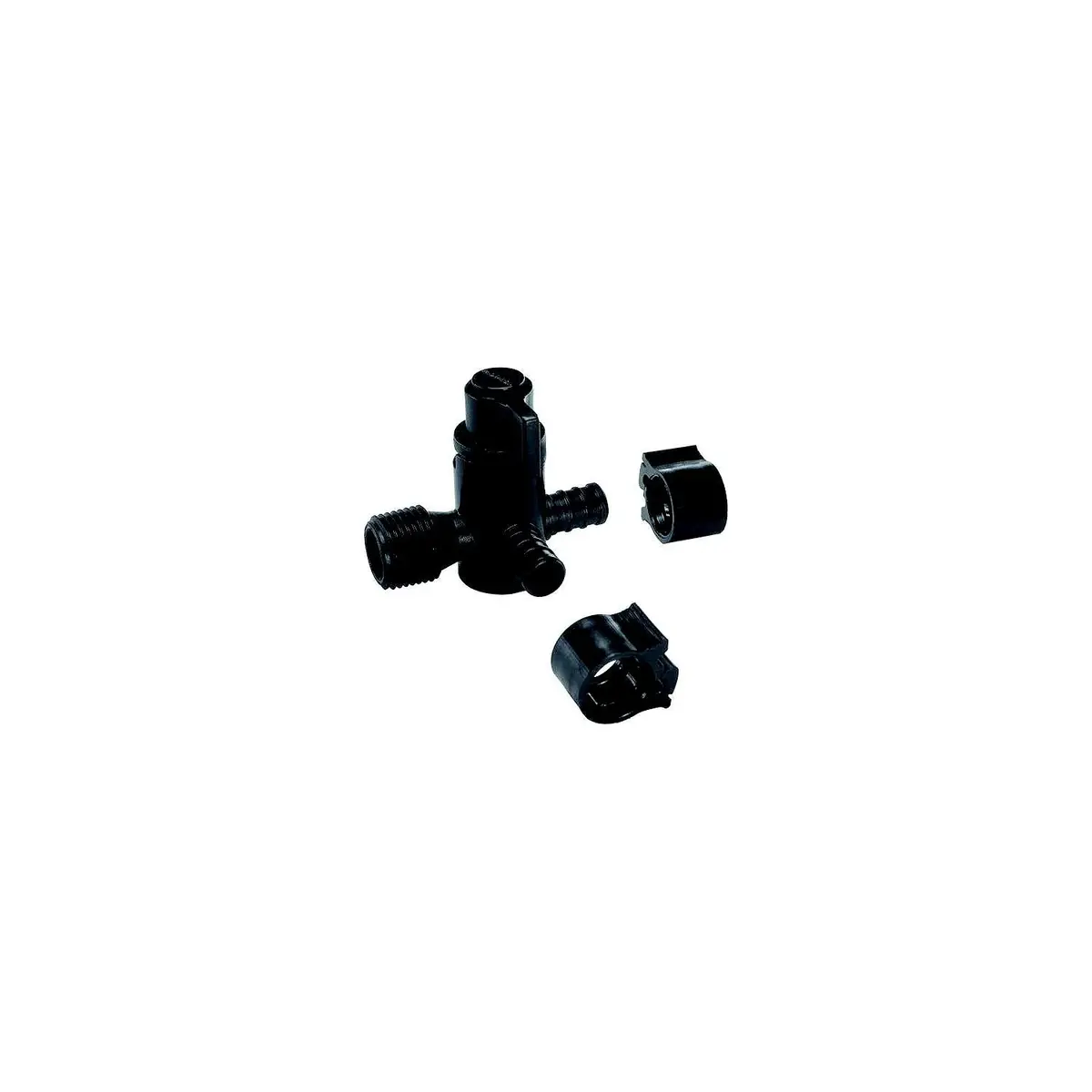 Flair-It 30912 Pexlock 3-Way Valve, 1/2" Pex X 1/2" Mpt X 1/2" Pex 1