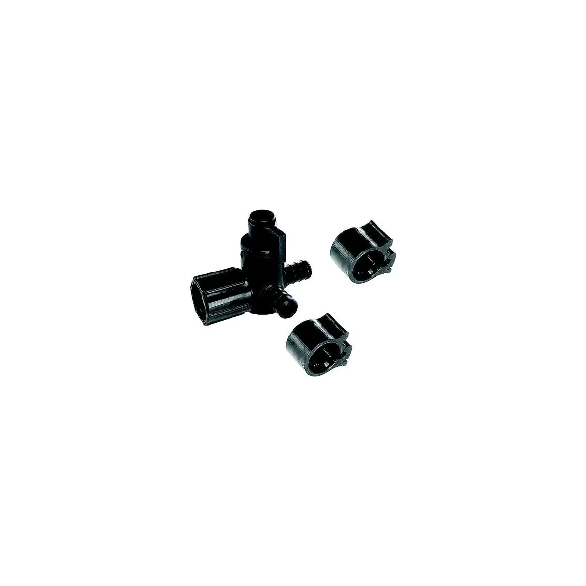 Flair-It 30913 Pexlock 3-Way Valve, 1/2" X 1/2" Fpt Swivel X 1/2" 1