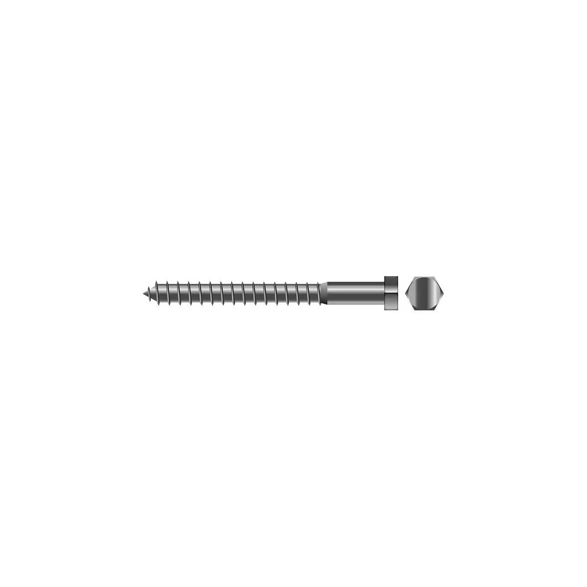 Seachoice Mp1265sc 59734 Stainless Steel Lag Screw 1