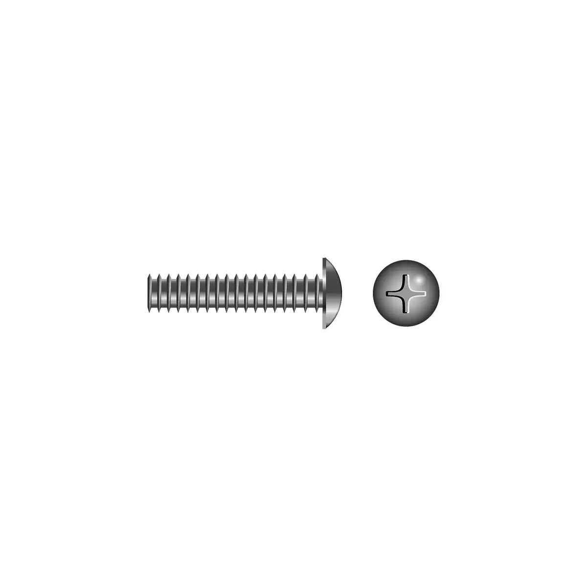 Seachoice Sc0863 Phillips Machine Screw Truss Head 10-24 X 1" 1
