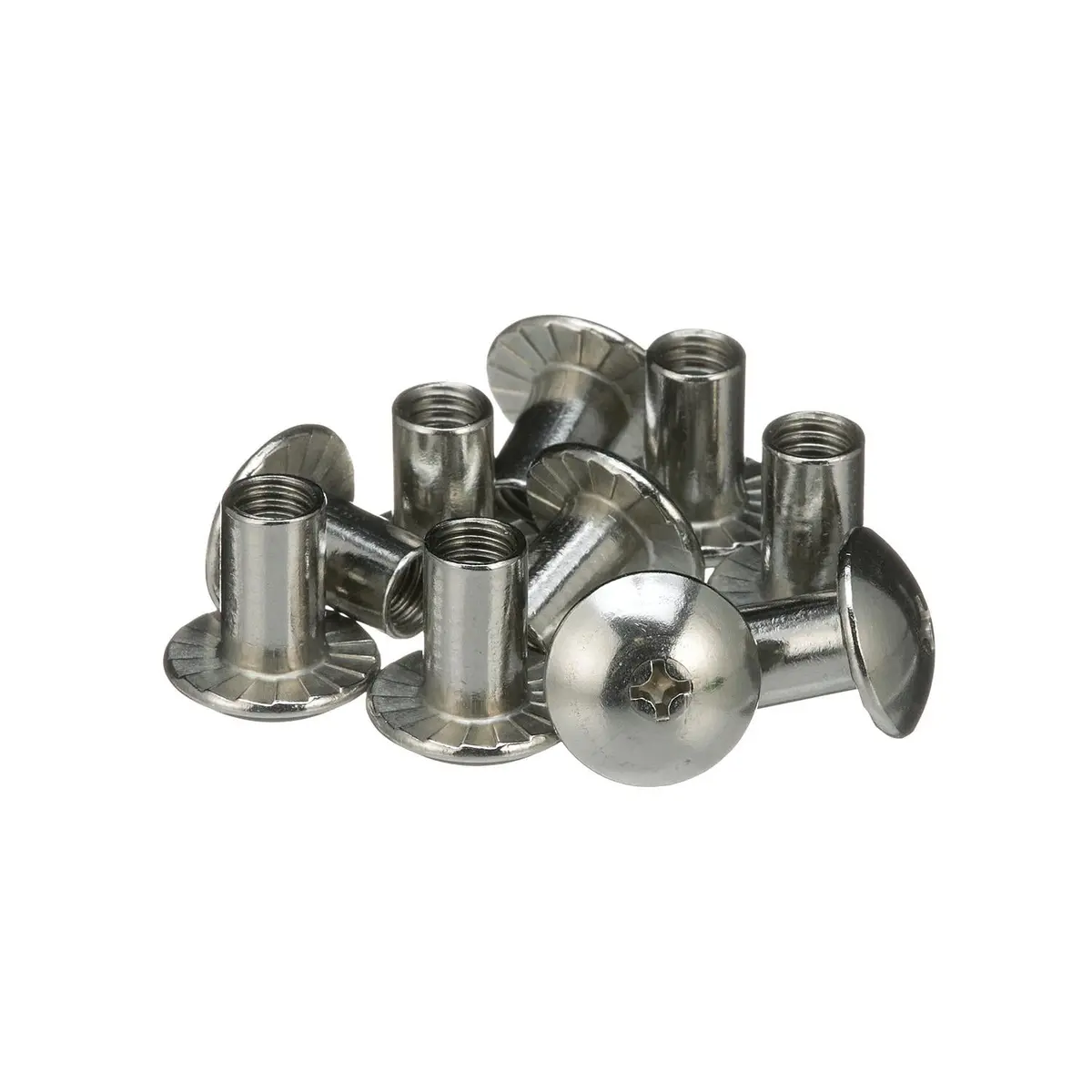 Seachoice Sc3551 18-8 Ss Phillips Barrel Nuts W/ Truss Head, 3/8-16 X 3/4 In., Pack Of 25 1