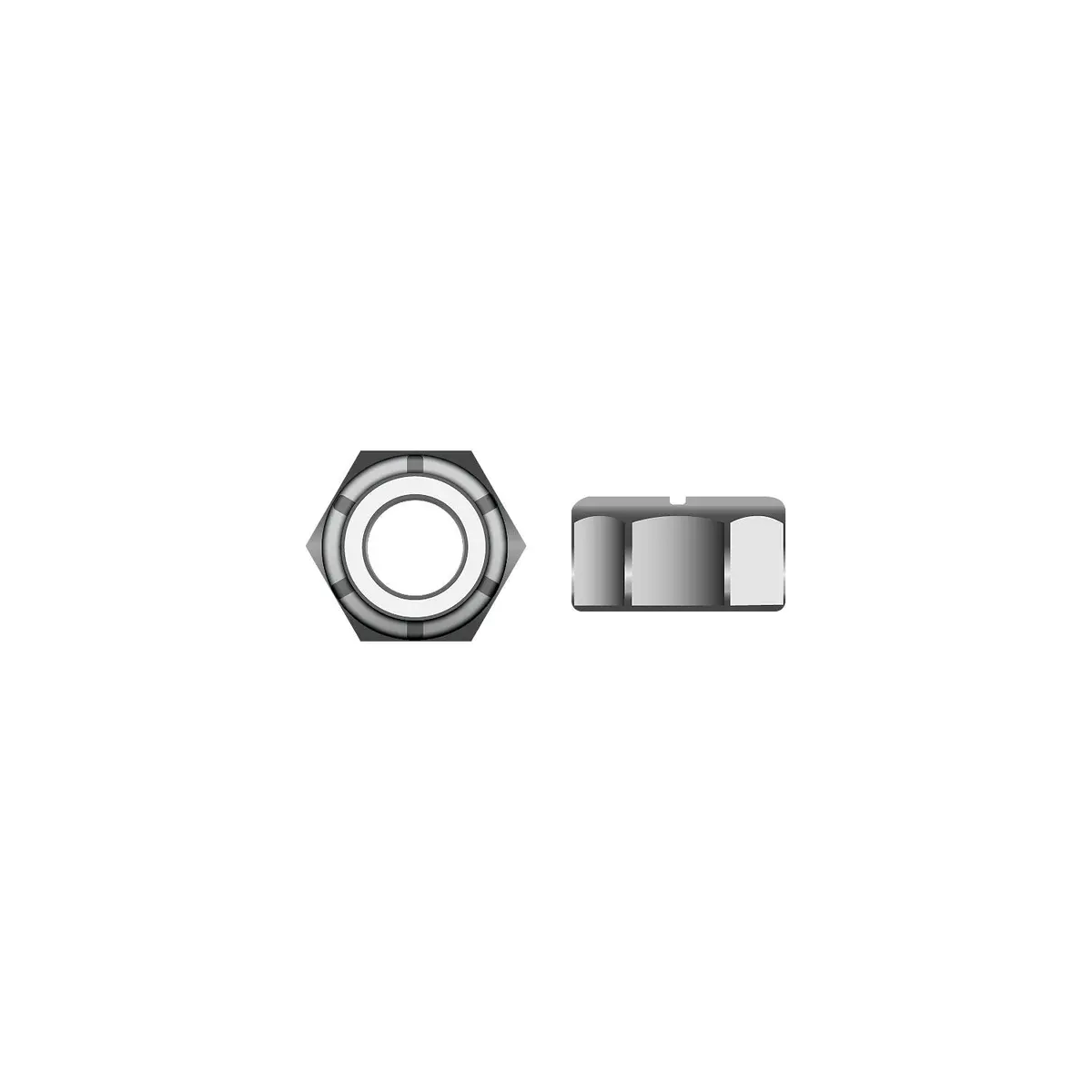 Wurth Eastern Fasteners Scp 00629 Nylon Insert Locknut Stainless 1/2-13 1