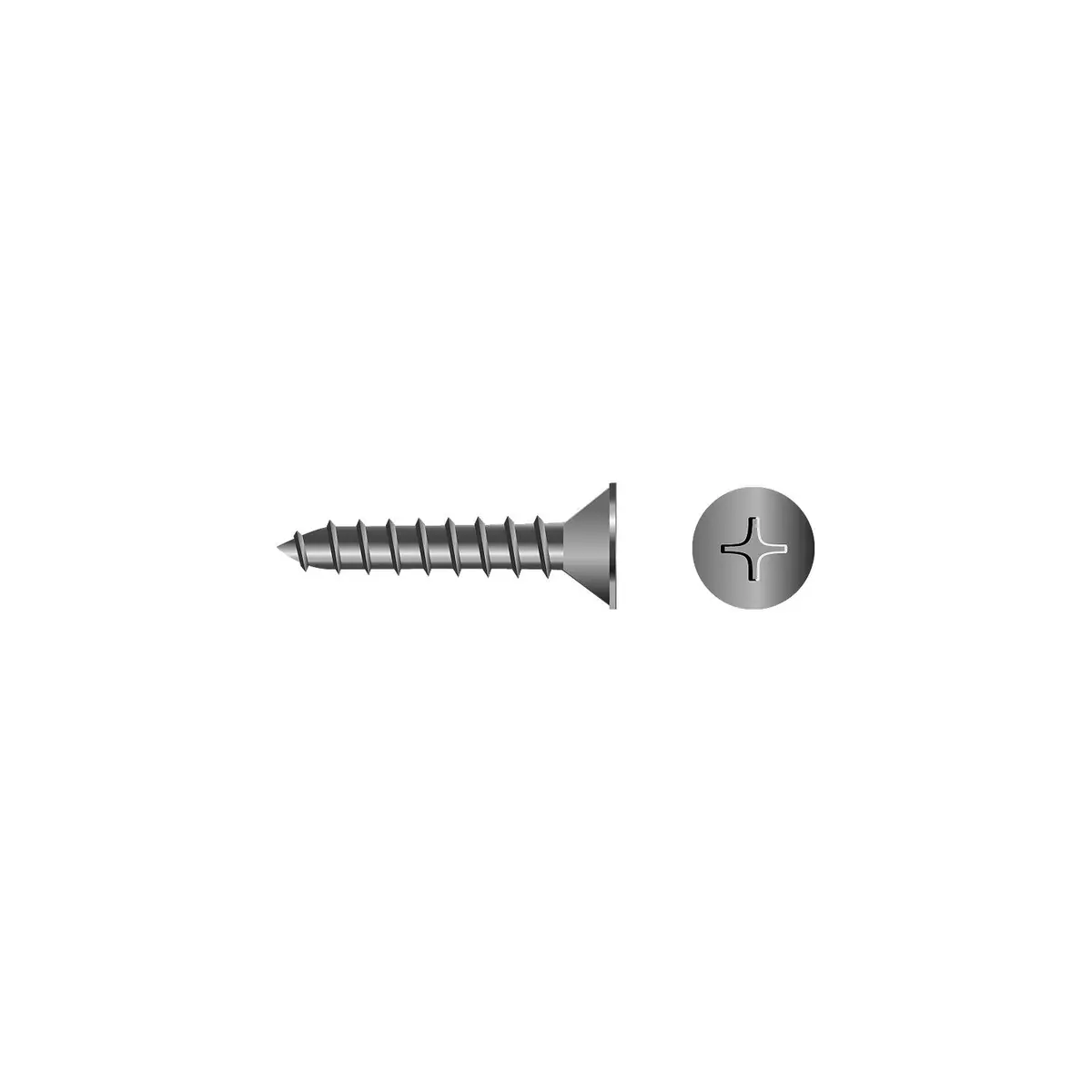 Seachoice 59548 Stainless Steel Phillips Machine Screw - Flat Head 1