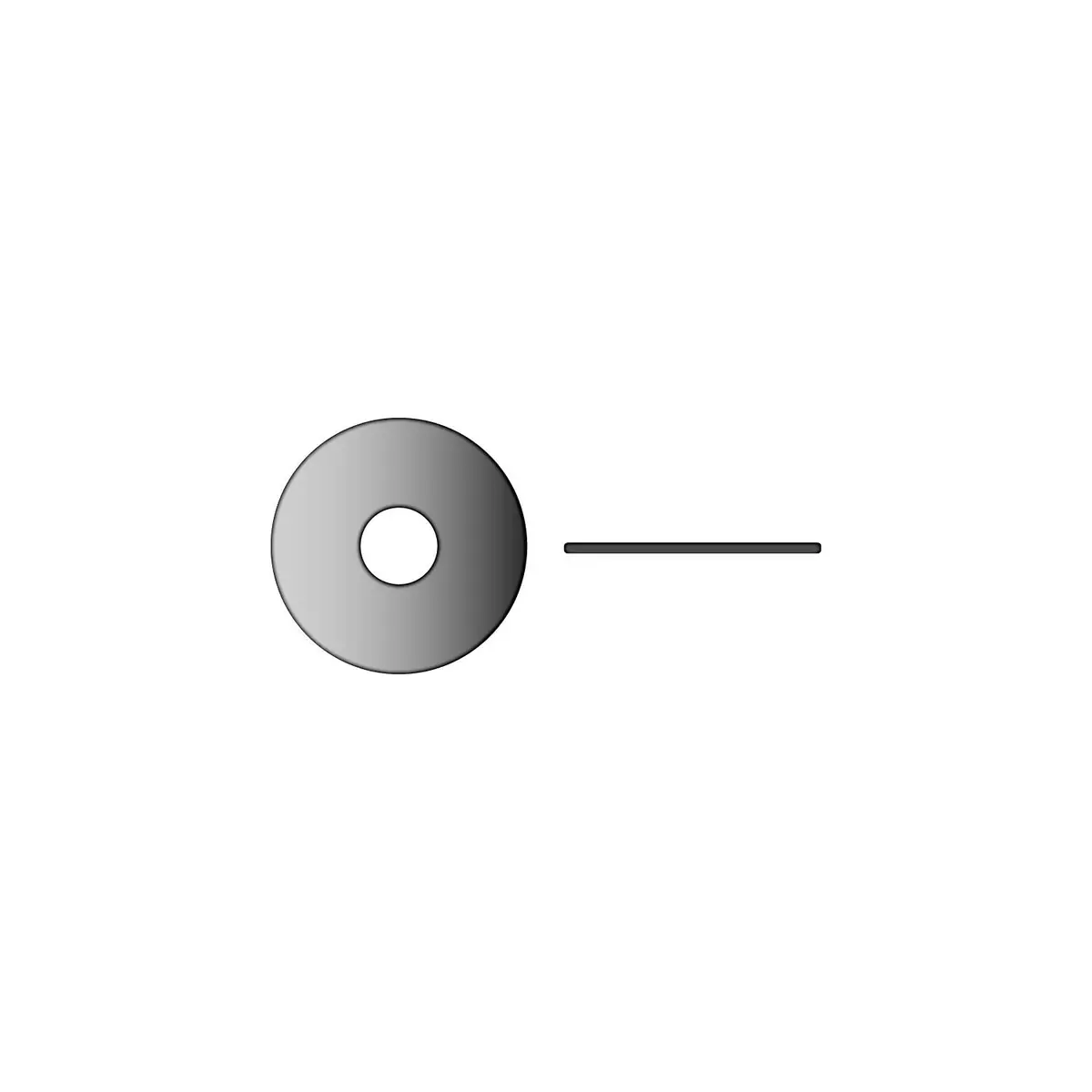 Seachoice Mp1431sc Stainless Steel Fender Washer, 5/16" 1