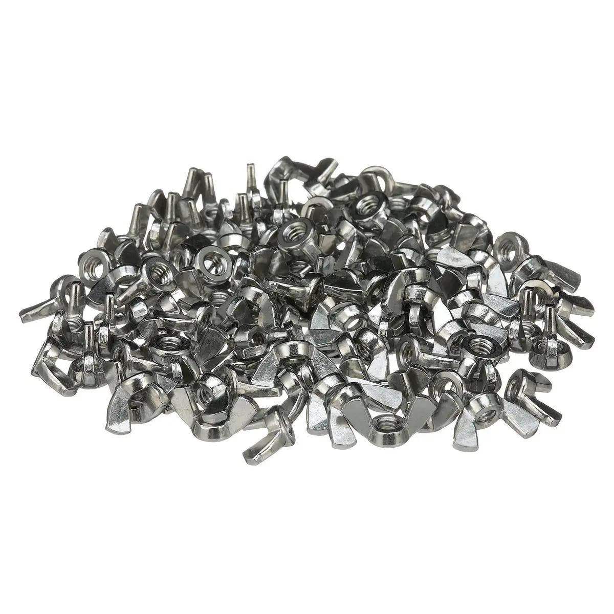 Seachoice Sc1372 18-8 Stainless Steel Wing Nuts, 1/4-20 Size, Pack Of 100 1