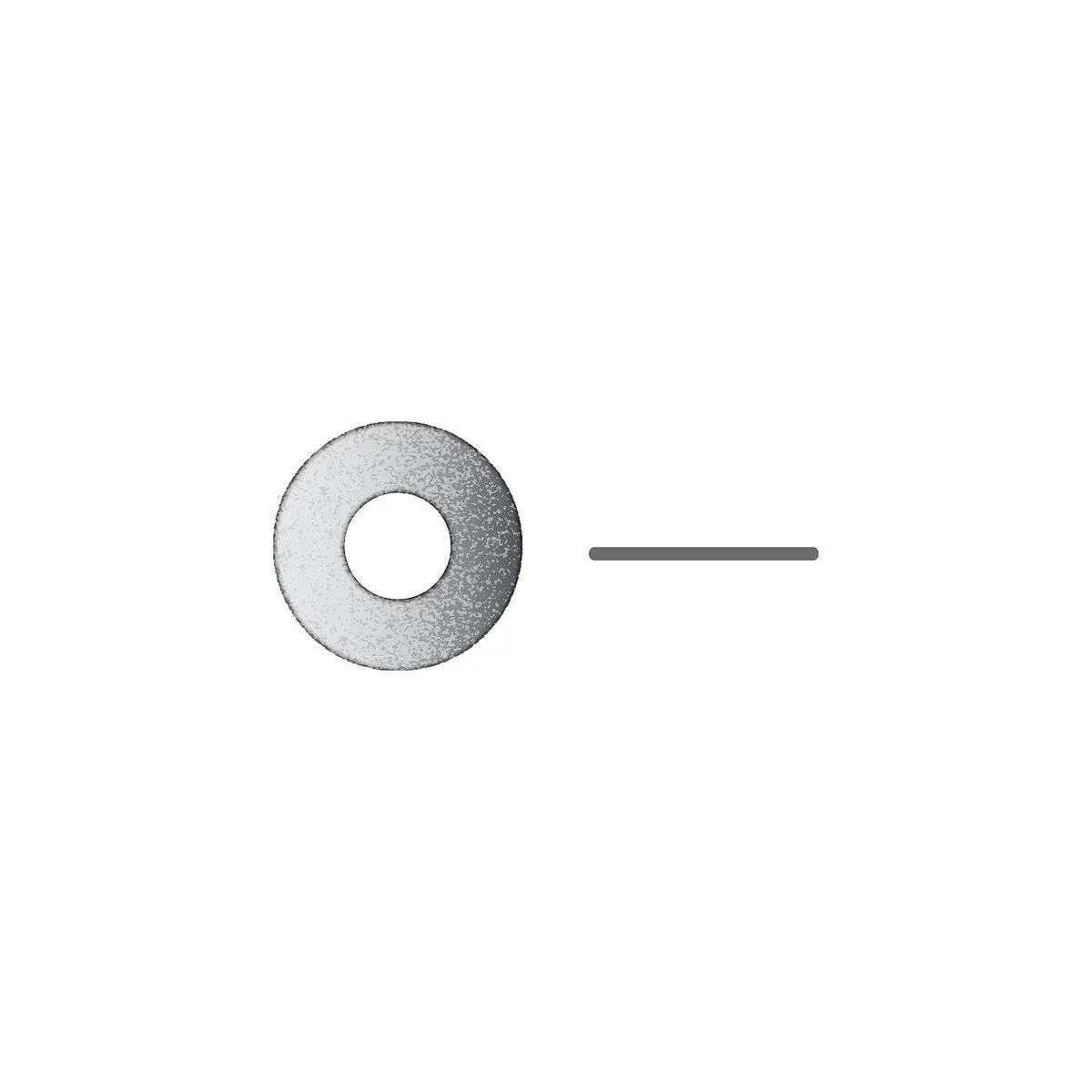 Seachoice Sc4422 Flat Washer, 1/2", .078" Thick, Od 1-3/8" 1