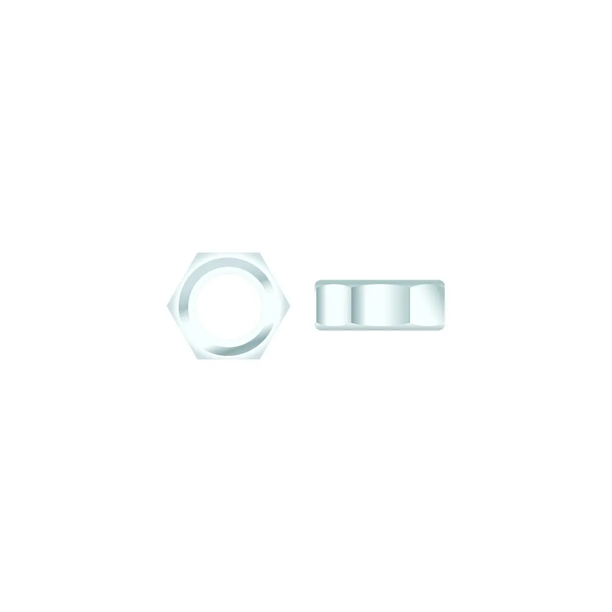 Seachoice Sc1311ch 01774 Chrome Plated Ss Hex Nut, 5/16-18 1