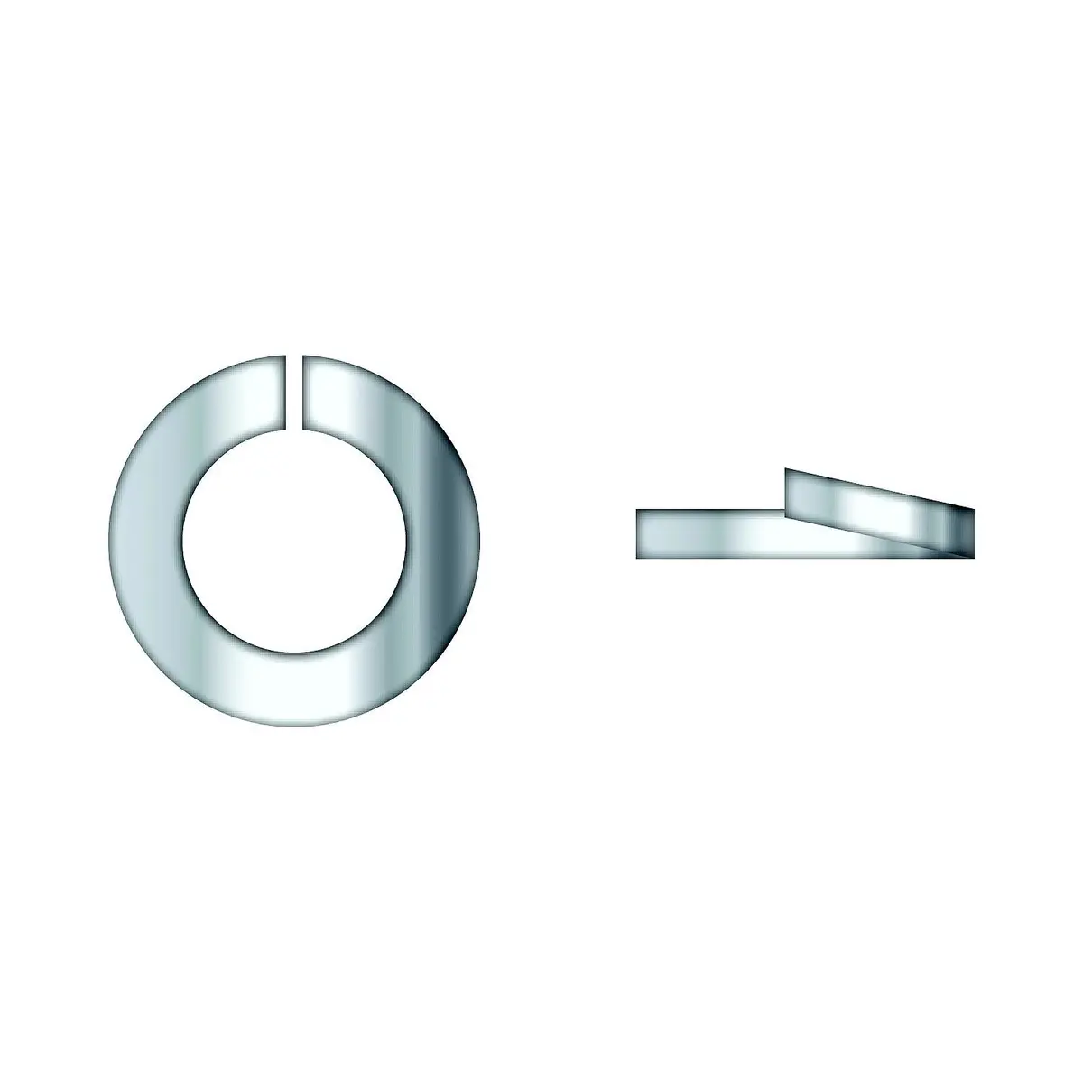 Seachoice Sc1420ch 01779 Chrome Plated Ss Flat Washer, 1/4" 1
