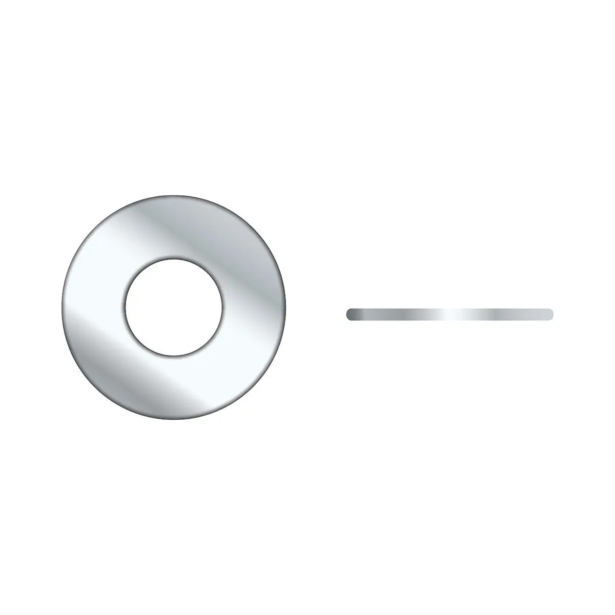 Seachoice Sc1411ch 01780 Chrome Plated Ss Lock Washe, 1/4" 1