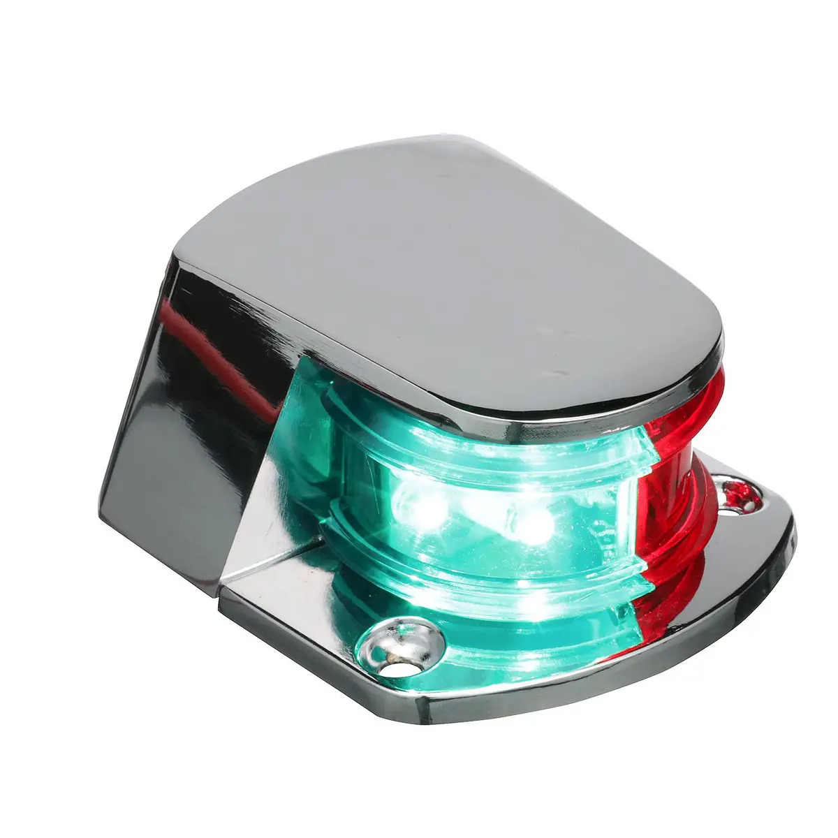Seachoice 2031 Led Bow Light, Marine Navigation, Chrome Bi-Color, 1-Mile Vis For Under 39 Feet 2