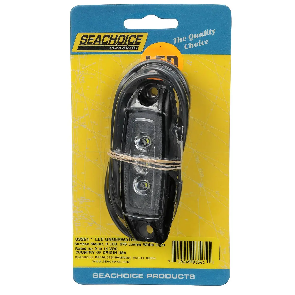 Seachoice 50-03561 Water Dragon Led Underwater Light, 3 White Leds, 375 Lumens 1