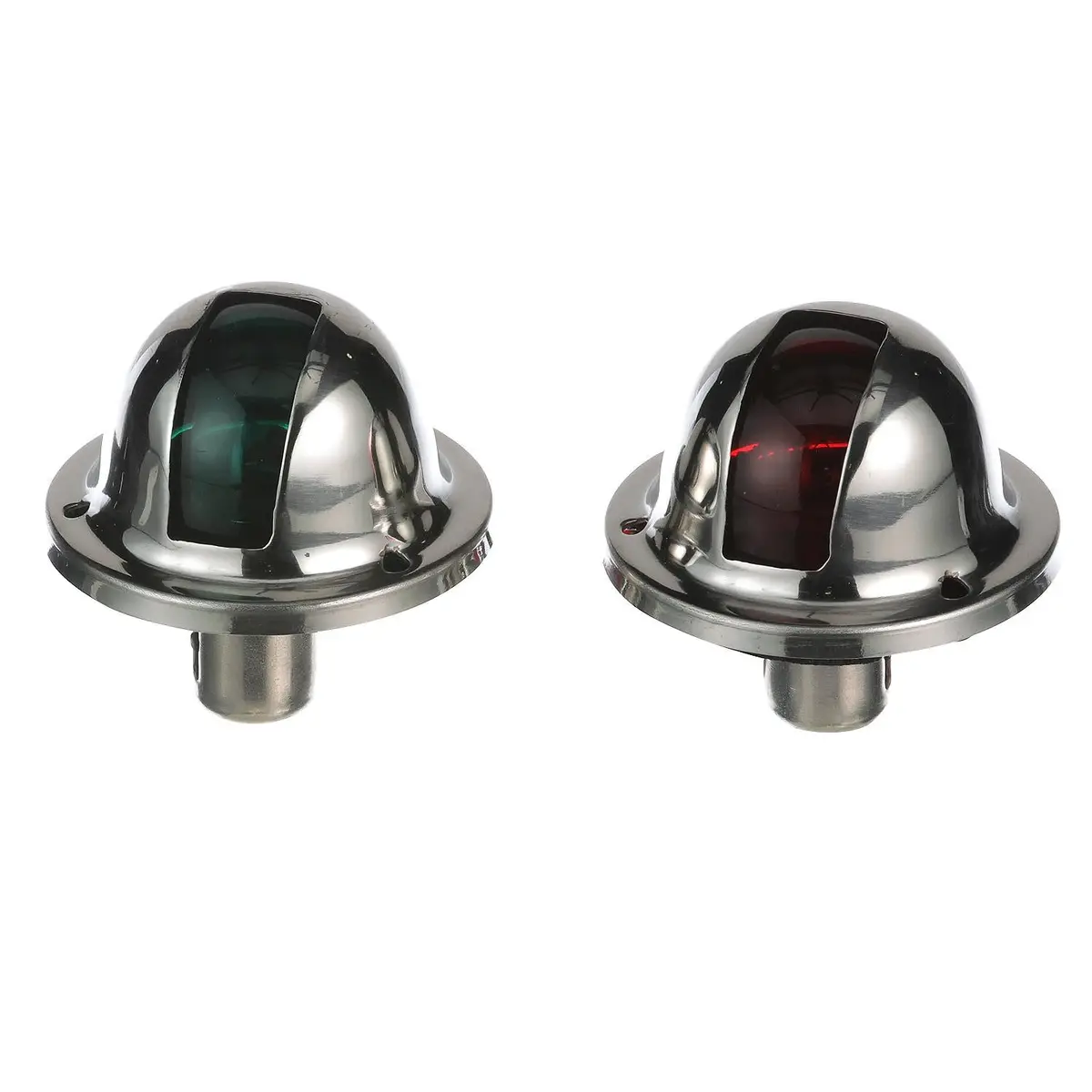 Seachoice 5121 Stainless Steel Side Light Set (P&S), 1Nm Visibility, For Sail Or Powerboats Under 39' 1
