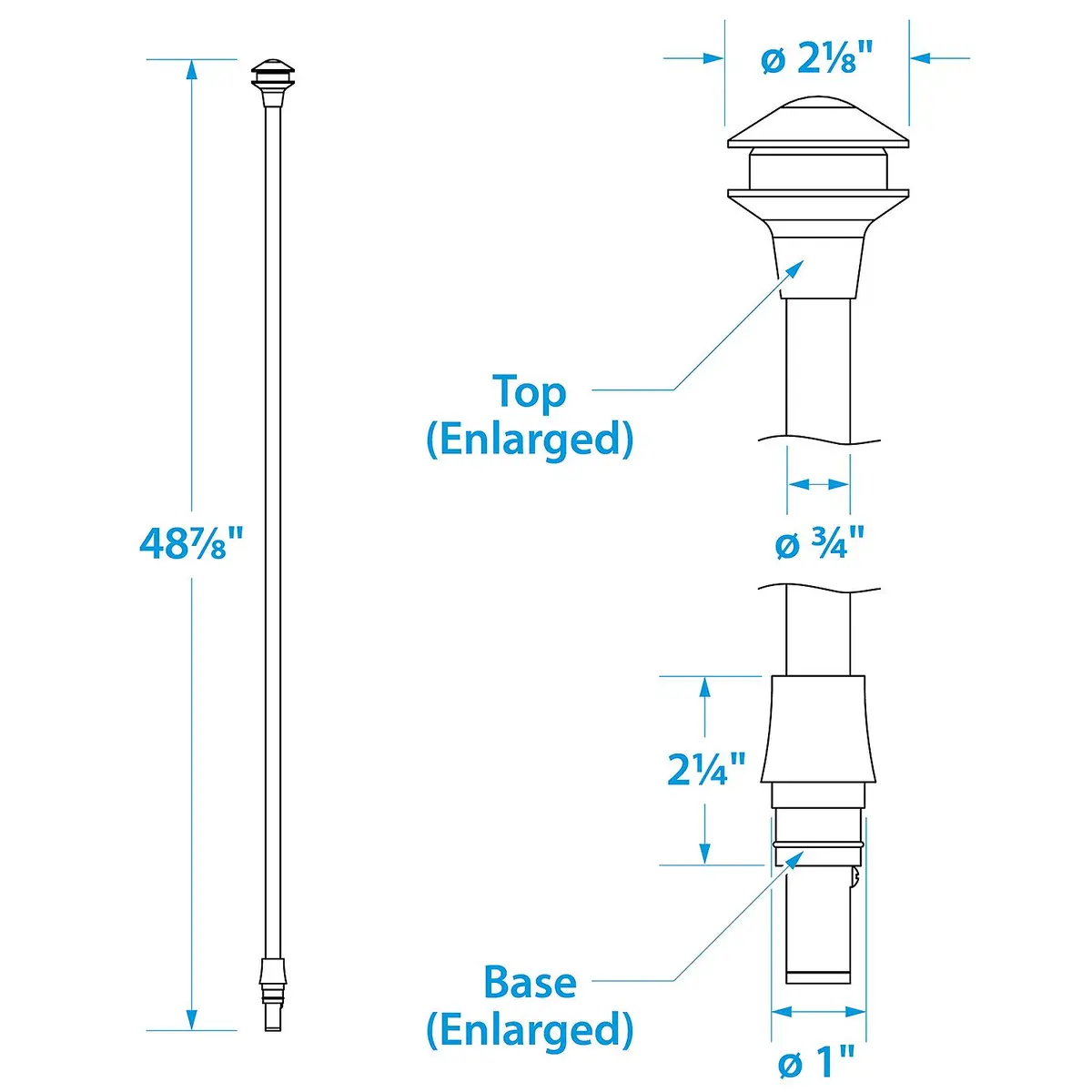 Seachoice 5761 All-Round Replacement Light, 2Nm, Reduced Glare, For Sail Or Powerboats Under 66' 1