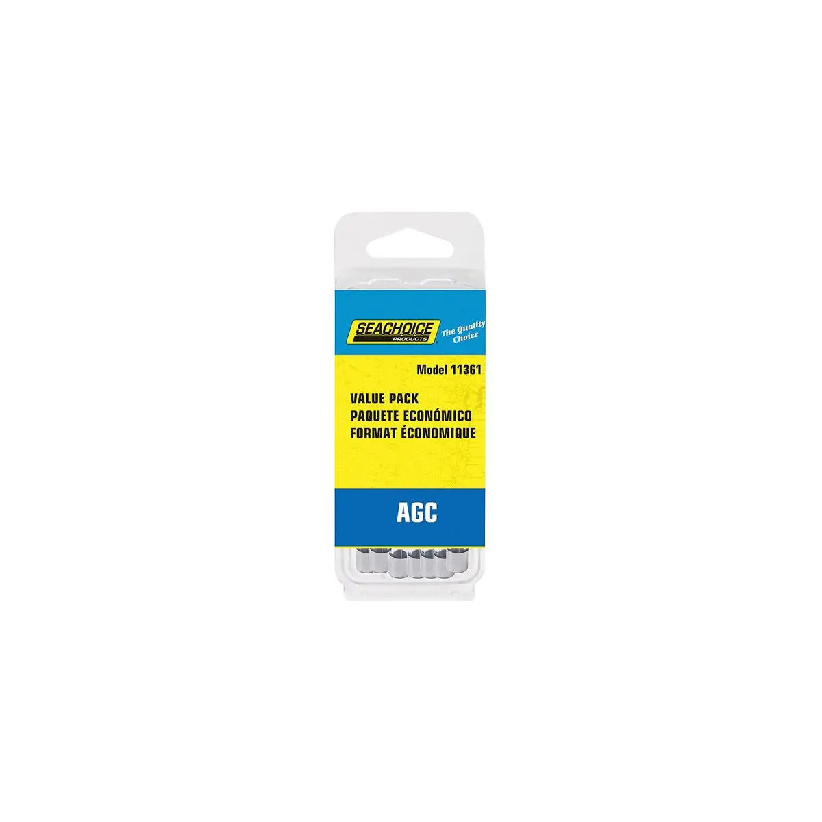 Seachoice Sc11361 Agc Fuse Value Pack, 25/Pk 1