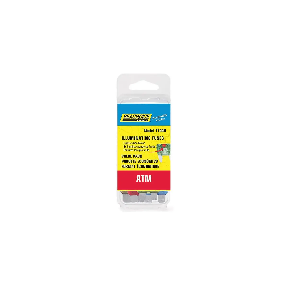 Seachoice Sc11449 Atm Illuminating Fuses Value Pack, Contains 25 Assorted Atm Illuminating Fuses 1