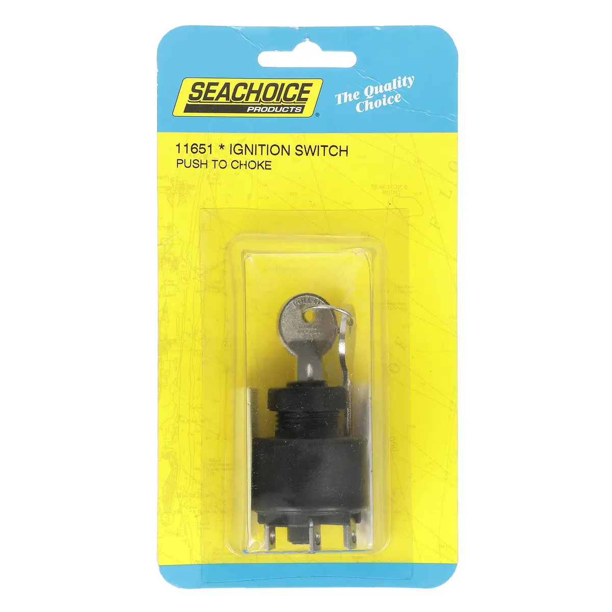 Seachoice 11651 Ignition Starter Switch For Johnson/Evinrude, Push To Choke 2