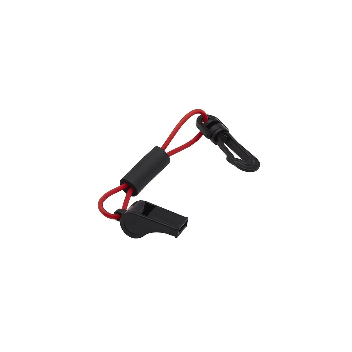 Seachoice 11726 Whistle W/ Lanyard, Red/Black 1