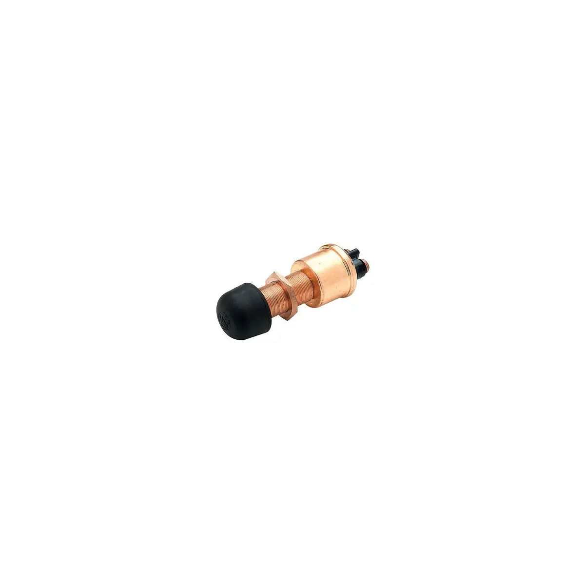 Seachoice 11771 2 Position Push Button Switch With Brass Body, Off/Mom. On 1
