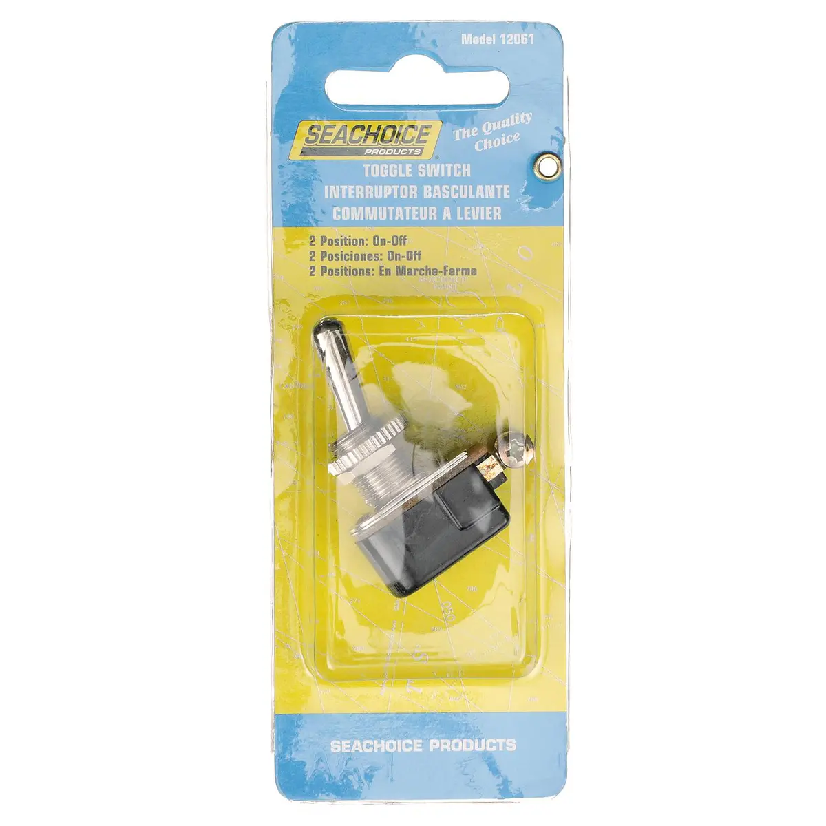 Seachoice 1206 2-Position Heavy Duty Toggle Switch, On/Off, 2 Screw Type Terminals 1